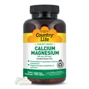 Country Life Target-Mins Calcium Magnesium Complex - 1000 מ"ג Calcium, 500 מ"ג מגנזיום, תוסף ללא גלוטן לבריאות העצם