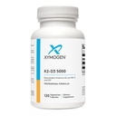 XYMOgen K2-D3 5000 - ויטמין D3 K2 - ויטמין D5000 IU (Cholecalciferol) עם MK-7 - לב, ארטרי, בריאות העצם + Immune תוסף תמיכה (120 קפסולות)