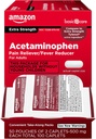 טיפול בסיסי - תוספת כוח Acetaminophen Caplet 500 מ"ג, 100 Count (50 pouches of 2 caplets)