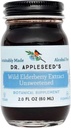 ד"ר Appleseed's Wild Elderberry לחלץ ללא ממותק מקס כוח 720 מ"ג ילדים + מבוגרים Daily Immune תוסף Doctor-Reed Science-Backed Pure 25 Day Supply - 2 Fl Oz
