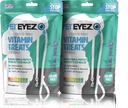 Pet Eyez-Dog Tear Stain Remover - Tear Stain Remover for Dogs - Dog Eye Care -Dog Treats with Astaxanthin, Blueberry אבקת Lutein, Grain Free, All-Natural חלבונים (Lamb-2 Pack)