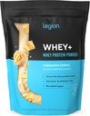 LEGION Whey+ חלבון Whey Isolate של Grass פד פרות - אבקת חלבון Whey חלבון Isolate אבקה Low Calorie, non-GMO, Sugar Free, Lactose וגלוטן חינם, כל אבקת חלבון טבעי לגברים ונשים, 60 משרתים