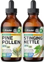 BIO KRAUTER Pine פולן Tincture 4 Fl. Oz. & Sting Nettle Tincture 4 Fl. Oz.