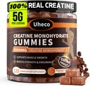 קפה פלאדר Creatine Monohydrate Gummies עבור גברים ונשים,Contains L-Taurine + ויטמין B12, Betaine, L-Citrulline לשיפור פעילות גופנית, כוח שרירים -120 הרוזן