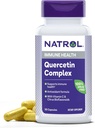 Natrol Quercetin Complex, תוספת תזונתית לבריאות החיסון, תוספי Quercetin עם ויטמין C ו- Citrus Bioflavonoids, 50 קפסולות, עד 25 יום אספקה