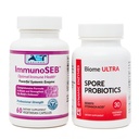 ImmunoSEB (60 caps) & Biome Ultra (ProbioSEB CSC3) (30 כובעים) - Immunity Boost Bundle - Enzy & Probiotics