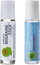 עיבוד בסיסי Migrastil Original Migraine Stick, תוספת כוח Migraine Stick Bundle, Quick Cooling Migraine, Tension Headache תמיכה. מיוצר בארה"ב