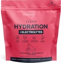 סוג אפס נקה hydrtion + Electrolytes לשתות Mix (30 מנות יחיד) - הידרציה מתקדמת עבור כל Occasion (Strawberry Watermelon)