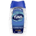 TUMS Ultra Power Chewable Antacid Tablets for Heartburn Relief, Pepperנט - 72 הרוזן