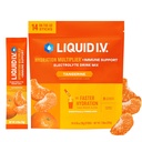 נוזל I.V. hydrotion Multiplier + Immune Support - Tangerine | אבקת דלק אלקטרוליט לערבב | 1 Pack (14 משרתים)