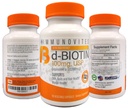 IMMUNOVITES 3Pack High Dose Biotin (כמו d-Biotin, USP) 100 מ"ג (Equivalent to 100,000mcg) 90 קפסולות, עוצמה גבוהה (3)