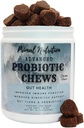 תזונה פרימיאלית פרוביוטיקה לכלבים - Enzymes for Gutora, Digestive Health, Diarrhea & Bowel Support - כלב תוסף Soft Chew for Pet Immune System - עוף