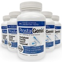 ProstaGenix Multiphase Prostate תוסף -5 בקבוקי בקבוק על לארי קינג Investigative TV Show - מעל 1 מיליון נמכר - End Nighttime Hospital Trips, Urgency, Frequent Urination.