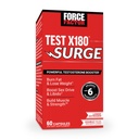 Power Factor Test X180 Surge טסטוסטרון תמיכה עבור גברים, תוספי Vitality Enhancing, לקדם שריר וכוח, תמיכה במשקל, Boost Long-Lasting אנרגיה, 60 קפסולות