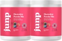 אבקת JUNP Electrolytes No Sugar No Carbs - Wild ברי פירות פלאדור לשתות Mix - אבקת פוטסיום ומלח אלקטרוליטה אפס Calorie סוכר חינם אבקת אלקטרוליטה, Keto Friendly, 180 משרתים