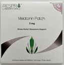Respro Labs Natural Melatonin Patch, 3 מ"ג (per Patch) שחרור רציף - 24 Patches