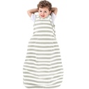Elino Organic Cotton Baby Sleep Sack - 2Way Zipper Baby Wearable Blanket - טומלר ישן Bag Sack - 18-36 חודשים - Silver