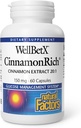 גורמים טבעיים WellBetX CinnamonRich לחלץ 150 מ"ג, 60 קפסולות