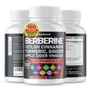 Berberine Ceylon Cinnamon - All-in-1 תוספת עם Bitter Melon AVGהתעמלותnema סינברה חלב טרמפטרי טורמרי בלי קוריז הקדוש בזיל פנגרק בנבאבה