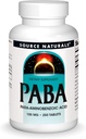 מקור טבעי PABA, para-Amino Benzoic Acid, 100 מ"ג תזונה תוספת - 250 טבליות