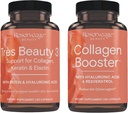 היפהפייה הנשגבת, Tres Beauty 3, Beauty Supplement for Hair growth, Skin Care and Nail Care 90Caps & Collagen Booster, Collagen Supplement for Skin Care and Joint Health, תומך Healt 60Caps