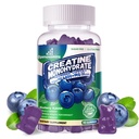 Creatine Monohydrate Gummies Complex for Men & Women - מתקדם פורמולה W / L-Taurine + ויטמין B12, סוכר חינם צ'ואלה, 90 חניכיים כחולות