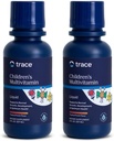 Trace מינרלים | ה- Multivitamin נוזלי עם ויטמין C, Zinc, & מינרלים | תומך עצמות בריאות ותחמושת בילדים | Natural Citrus Punch Flavor | 96 משרתים, 8 oz (2 Pack)