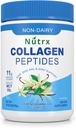 אבקת פפטידים קולג'ן - סוכר חינם, אבקת חלבון לא-Dairy Collagen - Dissolves Easy, No Clumps Collagen אבקת עם חלבונים Vital, חלבון משותף תוספי - על ידי Nutrx
