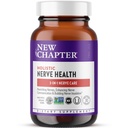 New Chapter Nerve Health Supplement for 3in-1 תמיכה מ- Head toe - ויטמין B1 יוצר אנרגיה עבור עצבים, ויטמין B6 משפר טרנסmissions בריאות, ויטמין B12 בונה אינסטלציה, 30ct יוצר אנרגיה עבור עצבים, ויטמין B6 משפר טרנספורמטיביים, ויטמין B12 בונה בידוד, 30ct