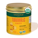 VAHDAM, אבקת Turmeric אורגנית w / High Curcumin (2.47oz) USDA אורגני, 100% Raw מהודו | Gluten-Free, non-GMO | Premium Quality & Aroma | Single Origin Spice | Direct from Source