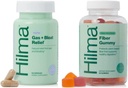 Hilma Natural Gas & Bloating Relief ו-Prebiotic Fiber Gummies Bundle
