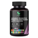 Mishas Nutraceuticals Probiotics עבור נשים, 50 מיליארד CFU - 16 Probiotic Strains עם Prebiotic - תומך בריאות Vaginal, Gut Health and Immune System - Feminine Supplement - 60 קפסולות