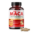 Vital Herbal Maca Root Complex with Ashwagandha, Tongkat Ali, Tribulus, Hory Goat Weed & Panax גינזנג - תמיכה צמחית לאנרגיה וביצועים - 90 יום אספקה