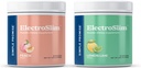 Simple Promise ElectroSlim Bundle Flavor - לימון Lime ו Peach - תמיכה באבקת אלקטרוליטט ללא סוכר עם אלקטרוליטים חיוניים - No Sugar Formula for Daily Energy Balance