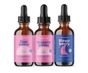 JoySpring Zinc עם תוספי ויטמין C לילדים, Immune Boost עבור מערכת החיסון תומכת, ומלטונין טיפות עבור ילדים ישנים תמיכה