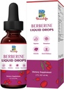 Berberine HCL תוסף - Berberine נוזל טיפות עם שורש מוזהב, Artichoke Leaf, Ceylon Cinnamon, Berberine Veggie תוספת עבור Immune, מערכת העיכול ותמיכה בריאות הלב