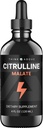 L-Citrulline DL-Malate 2:1 טיפות נוזל - קיצור מהיר - 250 מ"ג Per המשרת - Easy-to-Use Dropper - 30 יום אספקה