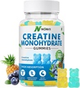 Creatine Monohydrate חניכיים 5000 מ"ג עבור גברים ונשים, Chewables Creatine Monohydrate עבור כוח שרירים, שריר בונה, אנרגיה Boost, תוספת טרום עבודה (90 Count)- Blueberry Pineapple Pineapple
