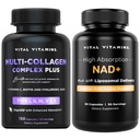 ויטאל ויטמינים Multi Collagen Complex Plus + NAD+ תוספת