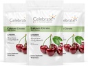 חוגגים ויטמין Bariatric 500 מ"ג Calcium Citrate Chews עם 500 IU ויטמין D3 - Essential for Gastric Bypass חולים & Bone Health - Sugar & Gluten Free, Cherry (270 Chews)