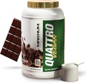 Magnum Nutraceuticals Quattro חלבון אבקת שוקולד 2lb - אבקת חלבון מבוססת צמחי פרימיום Isolate עבור צמיחה שרירים ושיקום
