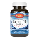 קרלסון - Salmon Oil Complete, 700 מ"ג אומגה 3s + Astaxanthin, Cardiovascular Support, Brain Function & Joint Health, 60 Softgels