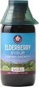 WishGarden Herbs Organic Elderberry Syrup for Kids - Childrens Elderberry Syrup with Black Elderberry, Astragalus, Orange Peel & Honey, Daily Immune Booster for Kids, Children 1+, No Sugar הוסיף, 4oz