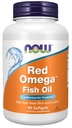 תוספי מזון עכשיו, Red אומגהTM עם CoQ10 30 מ"ג שמן אומגה 3 דגים, תמיכה Cardiovascular *, 90 Softgels