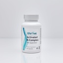 Thrive Nutraceuticals מופעל B-Complex עם Quatrefolic - 60 non-GMO כמוסות - תוספת תזונתית כשרה לבריאות אופטית - חינם של Yeast & Gluten, תומך אנרגיה ותפקוד קוגניטיבי