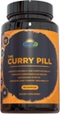 The Curry Pill - 90 Count Dietary Supplement with High-Curcumin Turmeric, Garlic, ג'ינג'ר, קייאן ופפר שחור