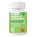 WeLMATE Bifidobacterium - Probiotic תוסף - תמיכה ב- Gut Health - תמיכה כספית - Enzymes - Gluten Free - טבעוני גברים ונשים Probiotic - גודל ערך - 200 הרוזן