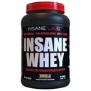 Insane Labz Insane Whey,100% שריר בניין Whey חלבון, BCAA Amino פרופיל, Mass Gainer, Mealחליף (Vanilla, 30 משרתים)