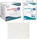 דינארקס Non-Adherent Pads-Sterile, ארוז באופן אינדיבידואלי, לא-Stick Wound ו Burn Care, Soft & Highly Absorbent, 3" x 4, 1 Box of 100 Non-Adherent Pads-Sterile