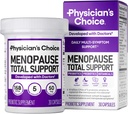 תוספי CHOICE Menopause Probiotic עבור נשים - תמיכה איזון הורמונלי, פלאשים חמים, זיעה לילה, ניהול משקל, Bloating & Gut בריאות - עם Black Cohosh, Resveratrol + - 30ct